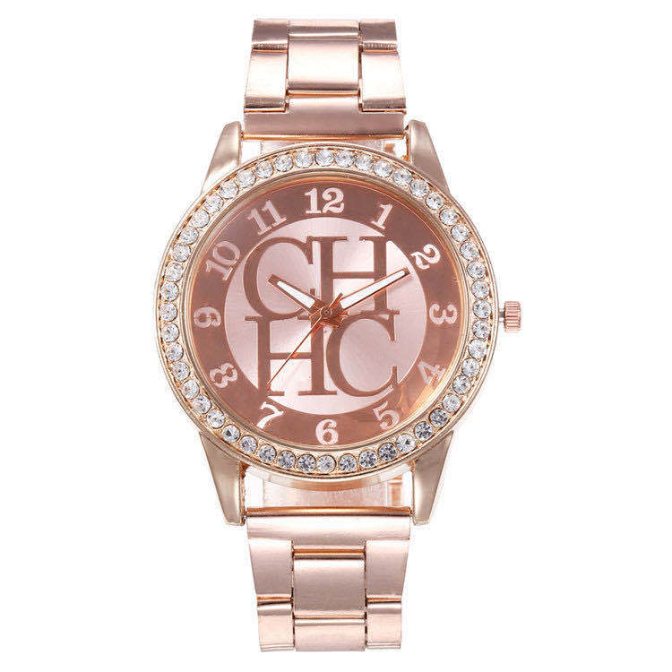 Luxury Famous TVK Brand Watch For Women Gold Stainless Steel Strap Diamond Digital Ladies Quartz Wrist Watches Relogio Feminino