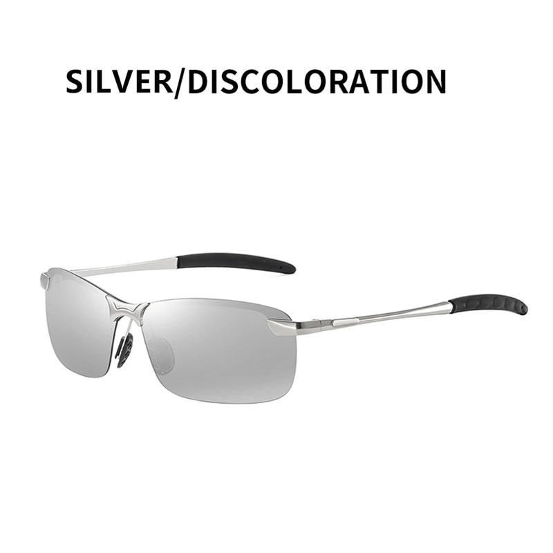 Photochromic Sunglasses Men Polarized Driving Chameleon Glasses Male Change Color Sun Glasses Day Night Vision Driver&#39;s Eyewear