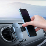 Baseus Car Phone Holder for Car Air Vent / CD Slot Mount Phone Holder Stand for iPhone Samsung Metal Gravity Mobile Phone Holder