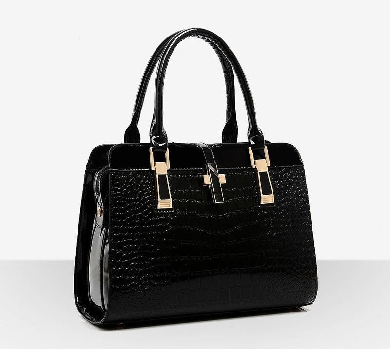 European style, fashion, high-end luxury brands, ladies handbag, exquisite luxury, leather, shiny, ladies bag, shoulder bag