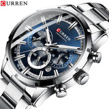 Relogio Masculino CURREN Hot Fashion Mens Watches Top Brand Luxury Wrist Watch Quartz Clock Watch Men Waterproof Chronograph