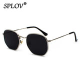 Hexagon Men Women Sunglasses Square Polygon Sun Glasses