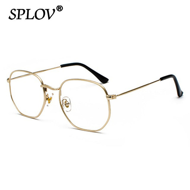 Hexagon Men Women Sunglasses Square Polygon Sun Glasses