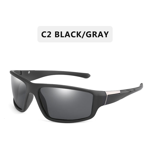 Fashion Hot Sale Polarized Sunglasses Men Women Classic Square Plastic Driving Sun Glasses Male Black Shades UV400