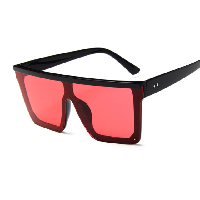 New Fashion Luxury Brand Square Sunglasses Women Vintage Oversize Sun Glasses