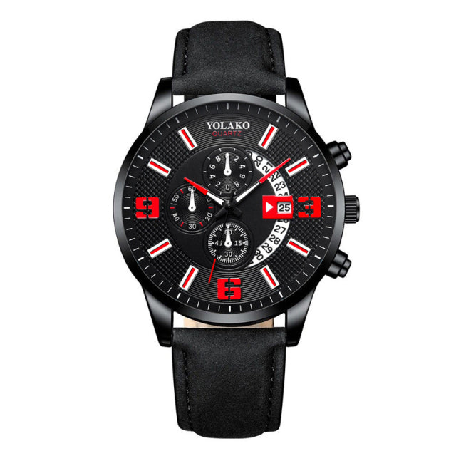 reloj hombre Mens Fashion Business Watches Men Sports Stainless Steel Quartz Watch Man Calendar Date Clock relogio masculino
