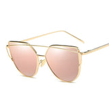 Sexy Retro Cat Eye Sunglasses Women Brand Designer Metal Luxury Sun Glasses