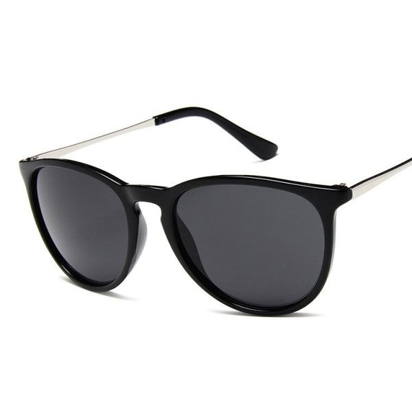 Brand Designer Round Cat Eye Sunglasses Men Retro Shades Male Sun Glasses