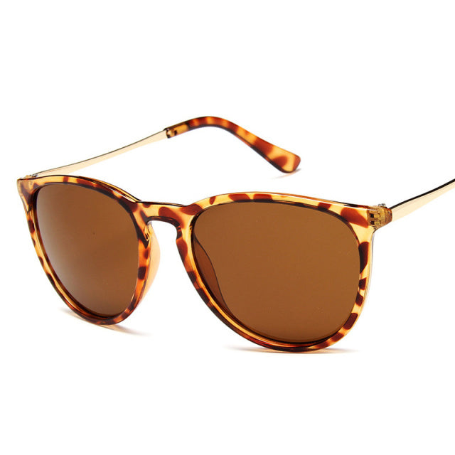 Brand Designer Round Cat Eye Sunglasses Men Retro Shades Male Sun Glasses