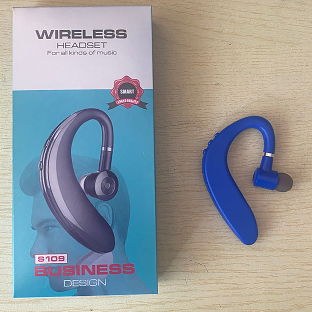 Wireless earphones with microphone for all smartphones, hands-free sports headphones with Bluetooth connection and microphone