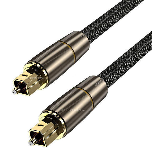 Digital Optical Audio Cable Toslink Coaxial SPDIF Dolby 7.1 Soundbar 5.1 Fiber Cable for HI-FI Sound Bar Home Theater PS4 Xbox
