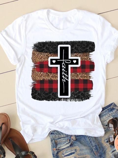 Clothing Summer Letter Printing 2022 Short Sleeve Ladies Casual Women Fashion