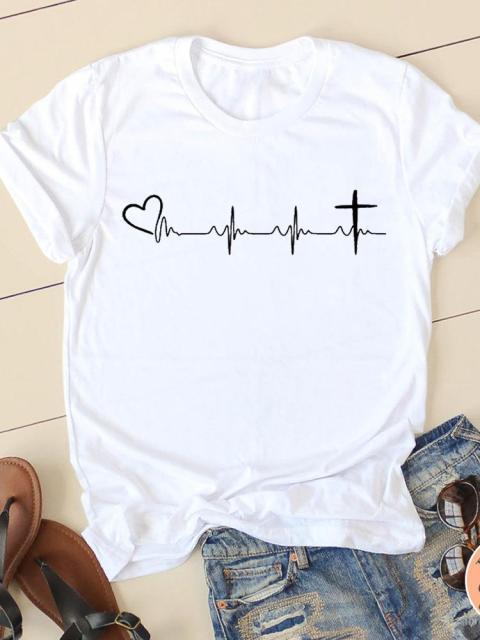 Clothing Summer Letter Printing 2022 Short Sleeve Ladies Casual Women Fashion