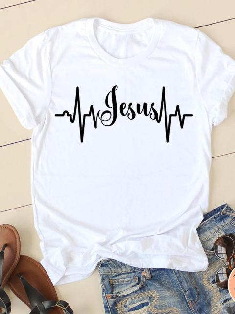 Clothing Summer Letter Printing 2022 Short Sleeve Ladies Casual Women Fashion