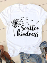 Clothing Summer Letter Printing 2022 Short Sleeve Ladies Casual Women Fashion
