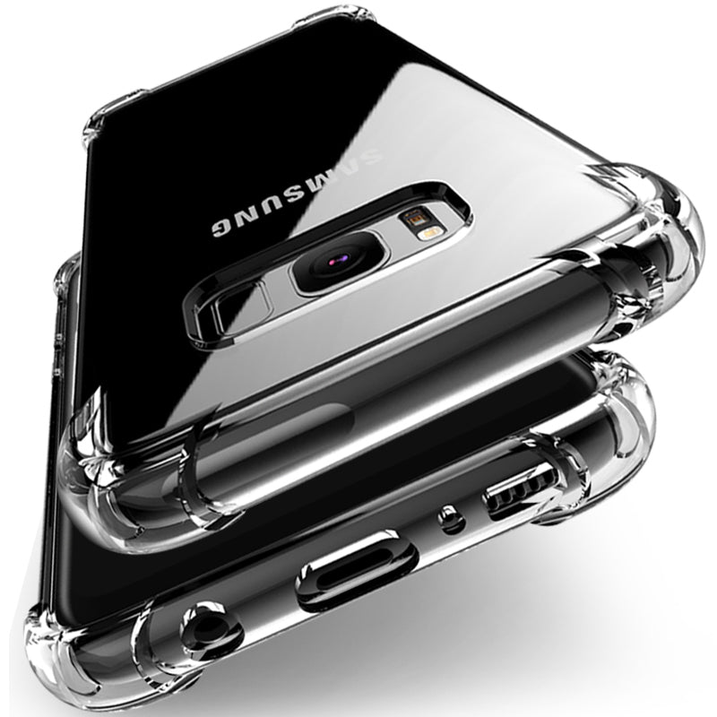 Shockproof Clear Soft Silicone Case For Samsung Galaxy S20 S21 S22 Ultra FE S8 S9 S10 Plus Note 8 9 10 20 A50 A51 A70 A71 Case