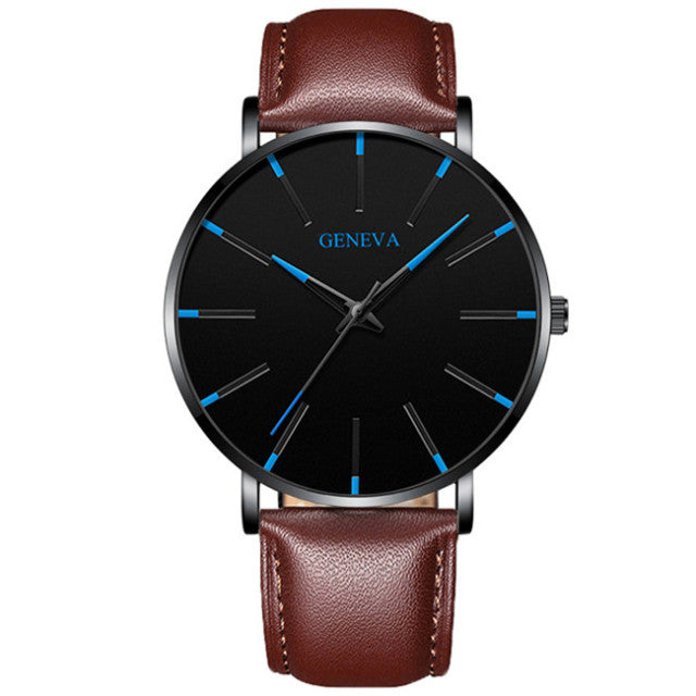 reloj hombre 2022 Watch Men Minimalist Ultra Thin Watches Men's Fashion Stainless Steel Mesh Belt Quartz Watch relogio masculino