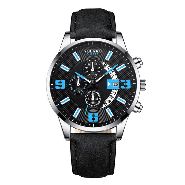 2022 Watches Mens Fashion Calendar Watch Men Business Stainless Steel Mesh Belt Quartz Wrist Watch Male Clock relogio masculino