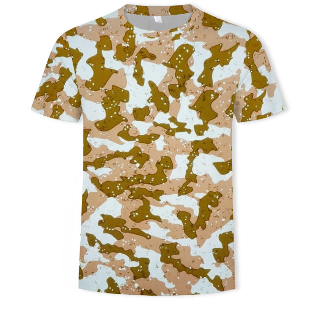 New summer fashion casual men&#39;s clothing loose printed t - shirt