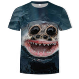 New summer fashion casual men&#39;s clothing loose printed t - shirt