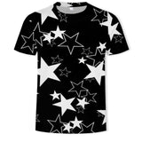 New summer fashion casual men&#39;s clothing loose printed t - shirt