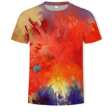 New summer fashion casual men&#39;s clothing loose printed t - shirt